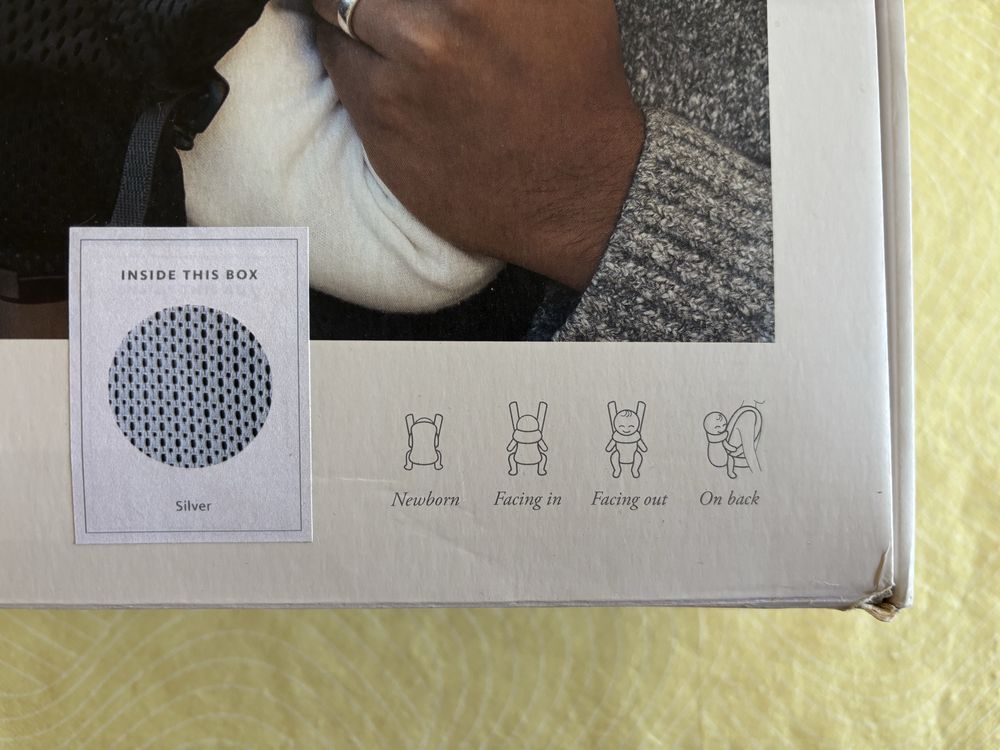 Ергономична раница BabyBjörn Baby carrier one air 0-3 год. 3.5-15 кг
