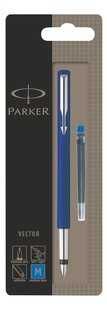 Stilou Parker Vector Royal negru cu accesorii cromate