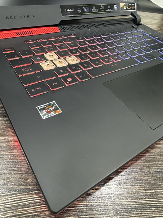 мощный 16-ядерный Ryzen 7 ноутбук Asus Rog Strix, RTX 3050