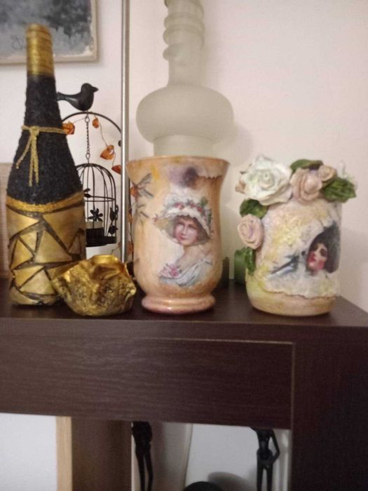 Sticle decorate si pictate manual