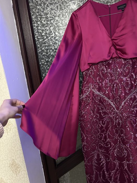 Rochie  Cengiz Akturk  din matase cu aplicatii