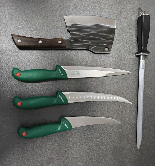 SET Cutite Macelarie 5 piese Germany Green