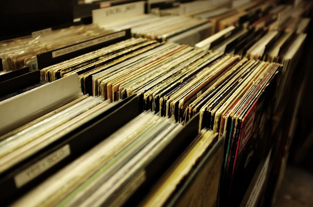 Discuri de vinil - colectie originala completa (500 buc.)