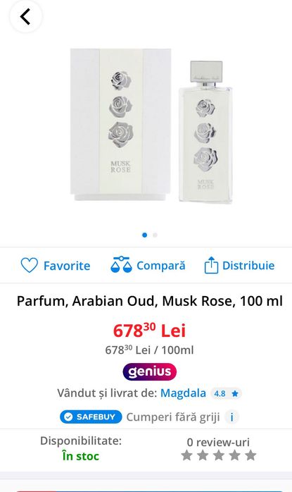 Parfum arabesc Musk Rose