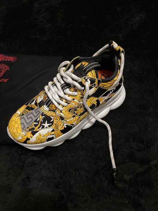 Versace Chain Reaction Yellow and black