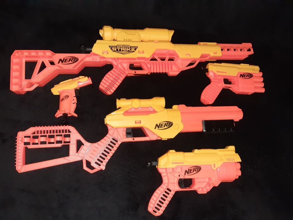 Set arma Nerf Alpha Strike copii.