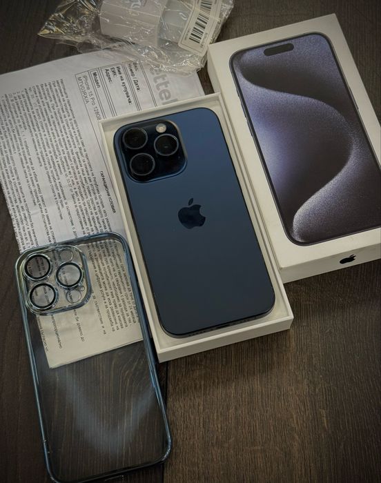 Гаранция* Iphone 15 pro /Пълен комплект + подаръци*