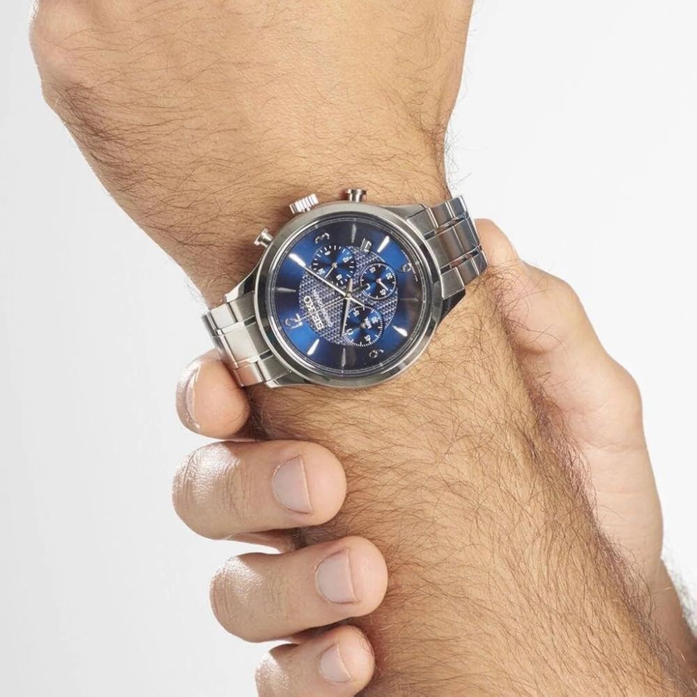Seiko Discover More Chronograph Blue SSB339