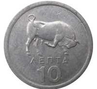 Moneda greceasca 10 Lepta