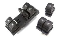 Butoane cromate geamuri usi - VW Golf 5-6, Passat B6-CC, Jetta, Touran