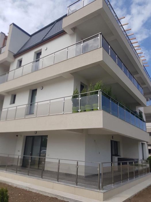 Cleme satinat pentru balustrada rectangulară