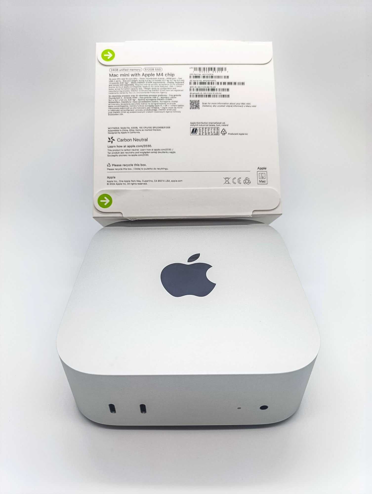 Продавам Apple Mac Mini M4 24GB, 512GB SSD в гаранция до 2026