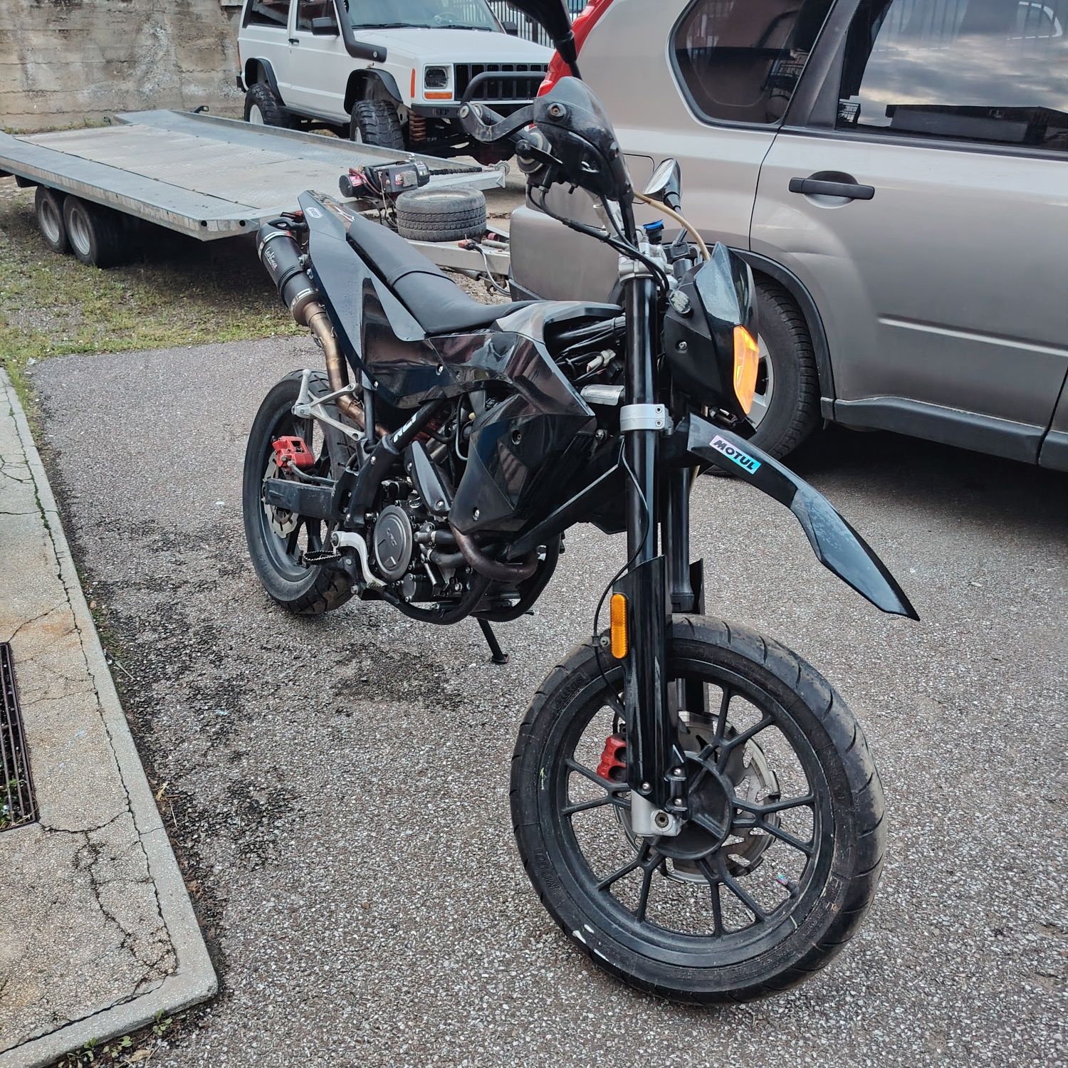 Supermoto KSR 125 înmatriculat pe România