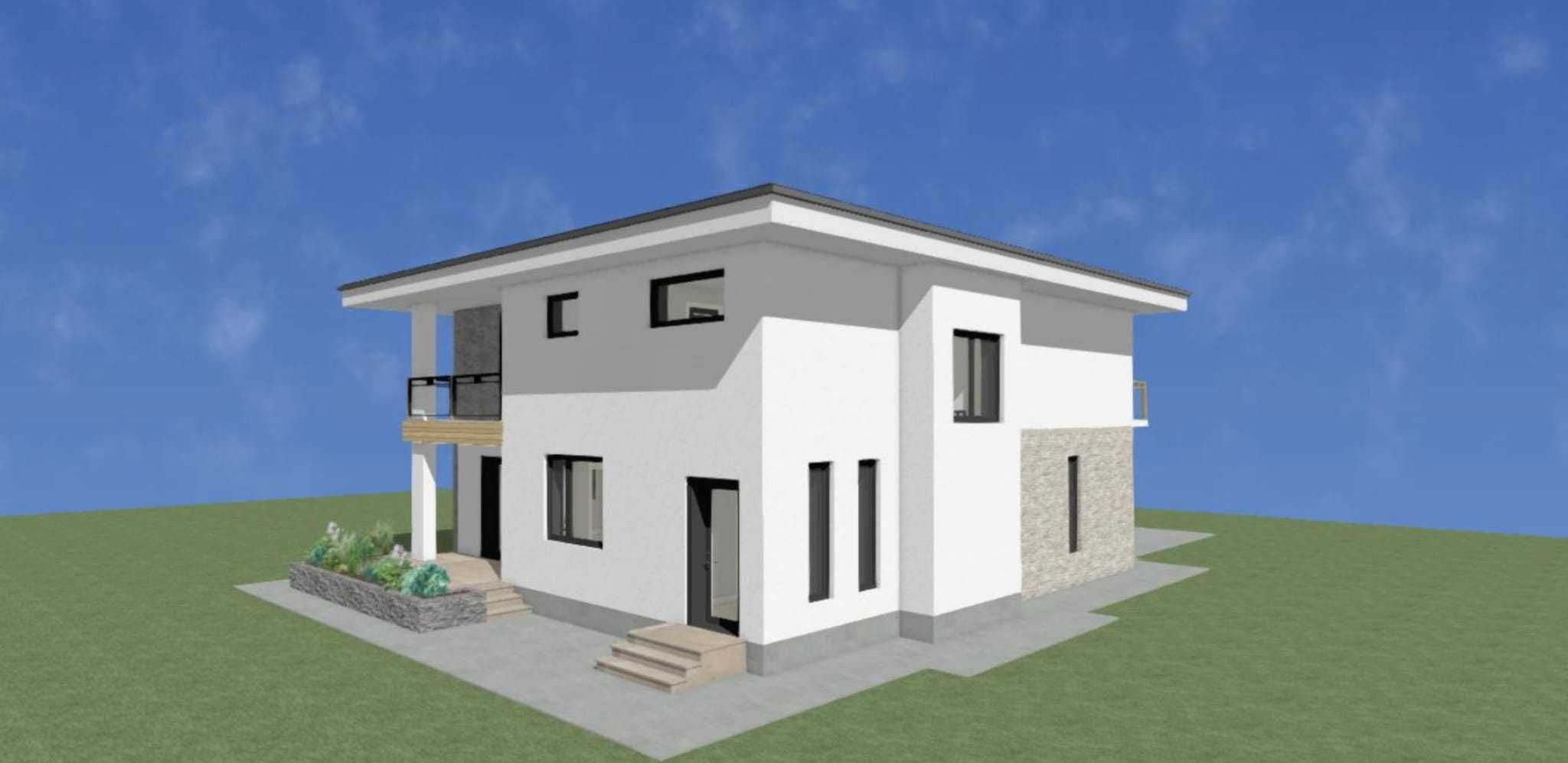 Casa noua, de la 115000 Euro , P+1E si teren 550 mp. in Reghin
