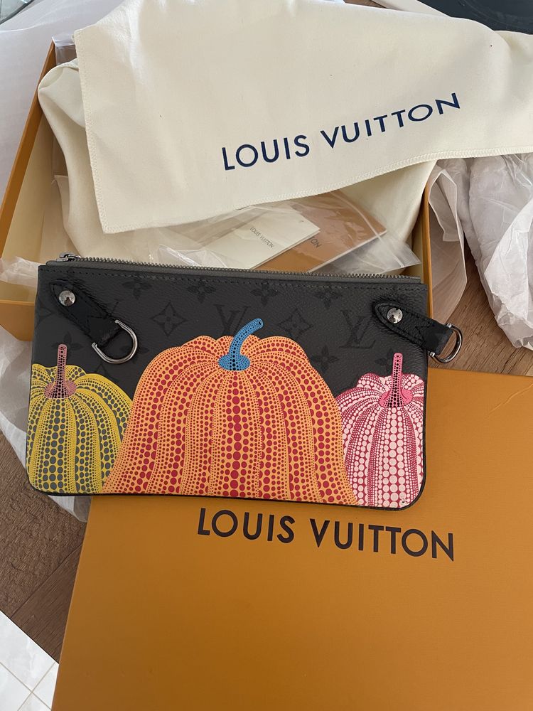 Louis Vuitton YK клъч,плик кожен унисекс Нов модел