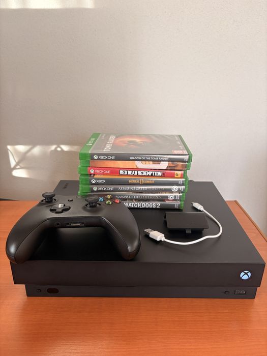 Xbox One X 4K 120hz, full box