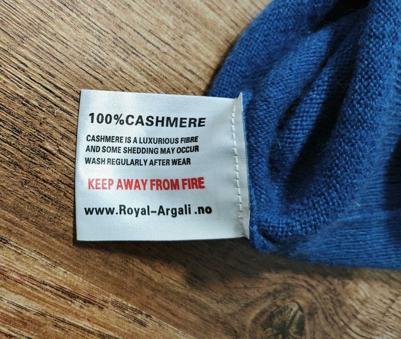 Royal Argali  100% Кашмирен мъжки пуловер размер L