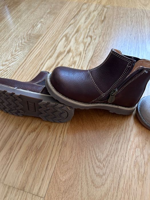 Детская обувь ! Ботиночки кожа / замша