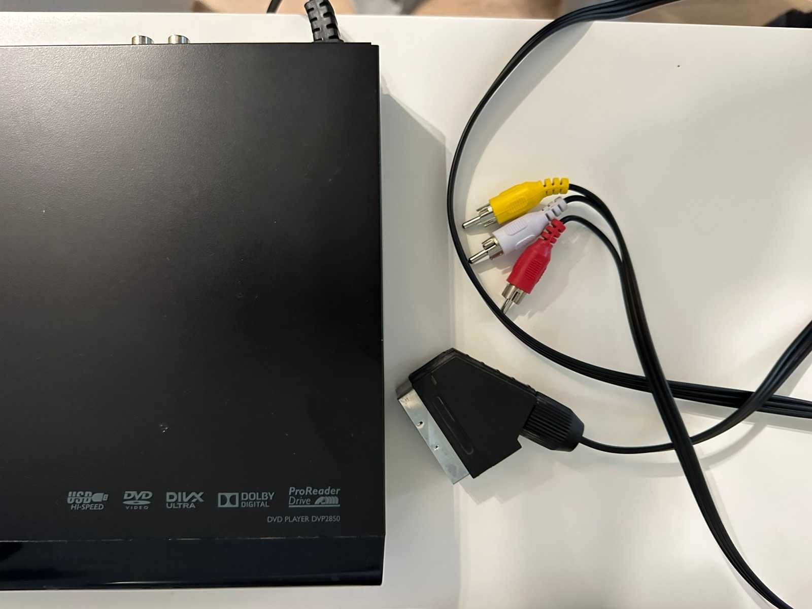 DVD Philips DVP2850 Player, плеър - с USB вход - отлично състояние