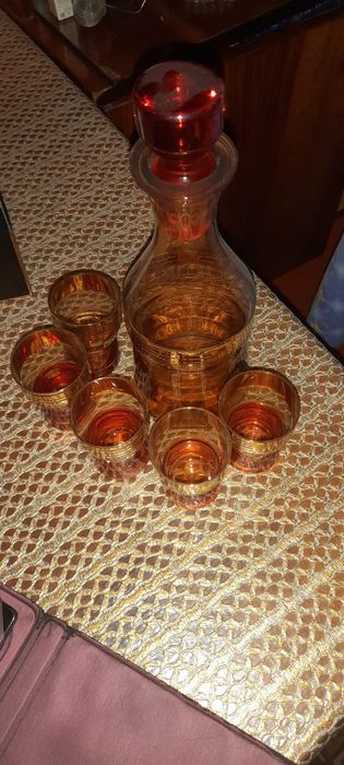 Графин и рюмки 5 штук советские