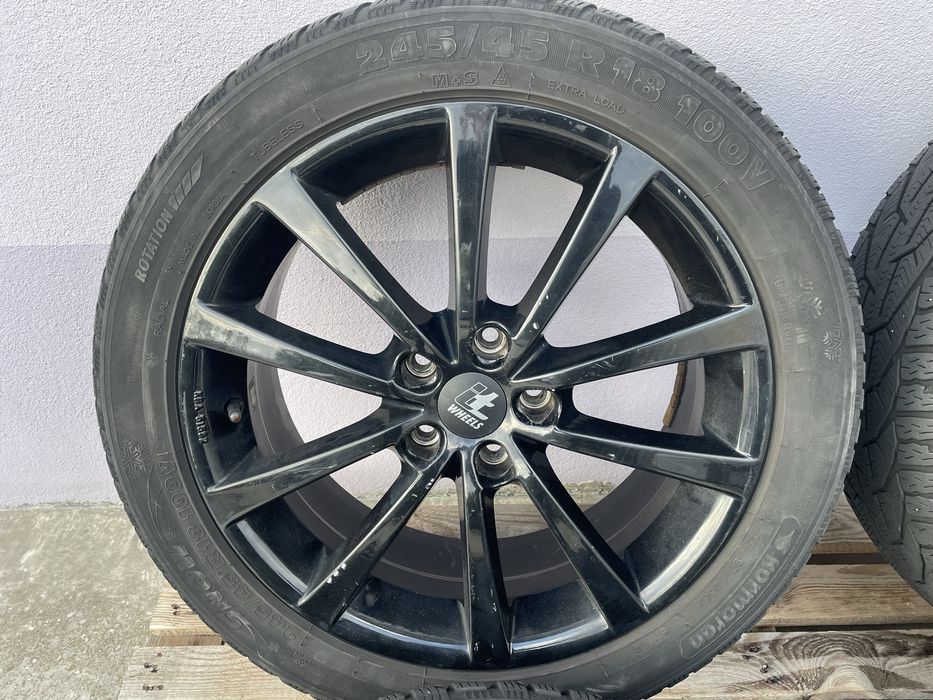 Roti cu anvelope de iarna M+S 245/45 R18 Audi A6 C7