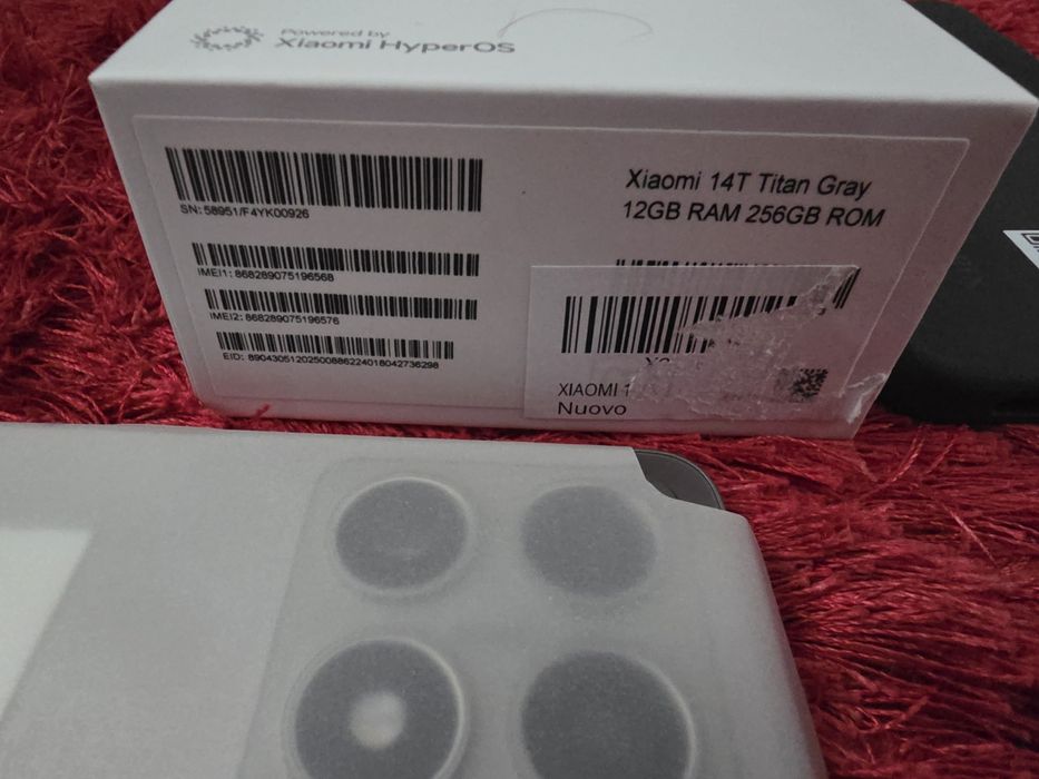 -Xiaomi 14T, Nou, Nefolosit, 256Gb, 12Ram, 0 cicluri incarcare, Sigila