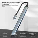 HUB USB Adaptor Tip C usb 7in1 MultiportType C - USB PC Laptop Macbook