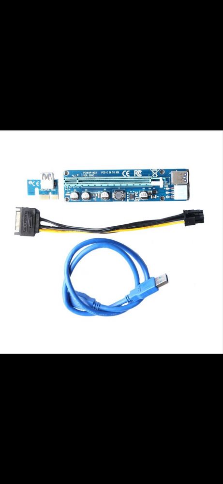 Райзер Переходник Expert PCI-E - PCI-E 0.6 м B-001