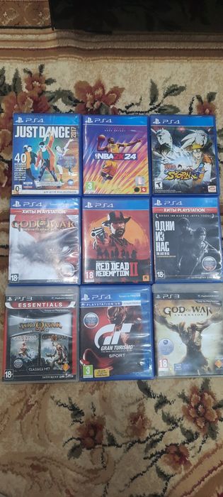 Игровые диски PS4