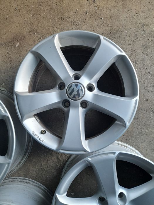 Set 4 Jante 5x112 pe R16 Originale Tiguan ca NOI