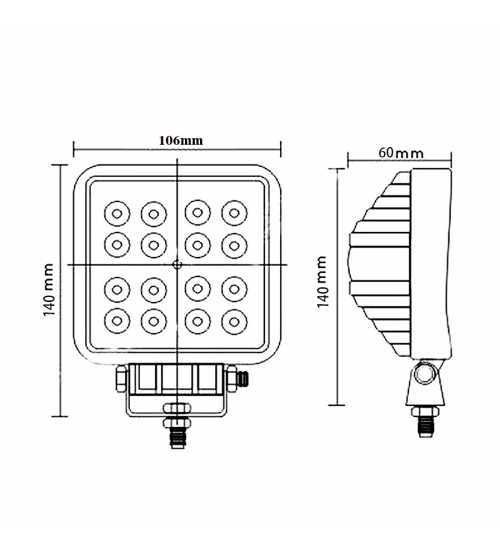 Proiectoare auto 12-24v, Culoare Alb Gheata, Factura