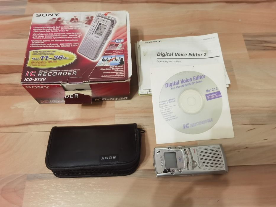 Reportofon profesional Sony ICD-MS1 voice recorder made in Japan