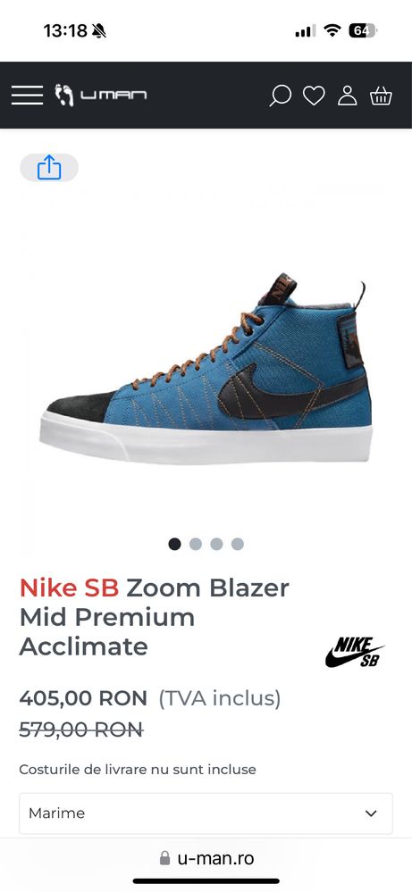 Nike SB zoom blazer marimea 36