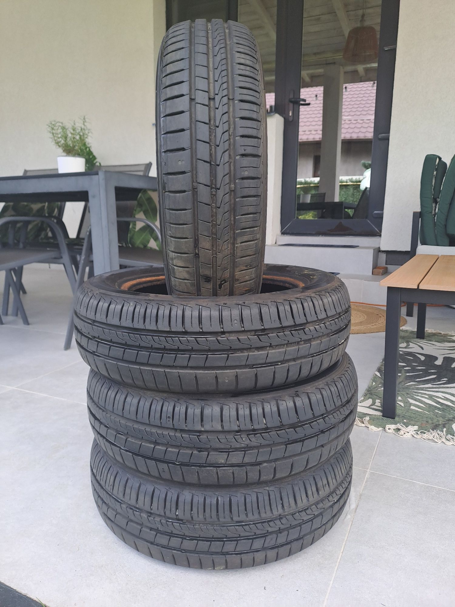 Set 4 anvelope Hankook sinergy eco 2,aproape noi 7mm ,155/65 r14!