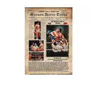 Роки Балбоа срещу Иван Драго Филм ретро вестник постер бокс плакат