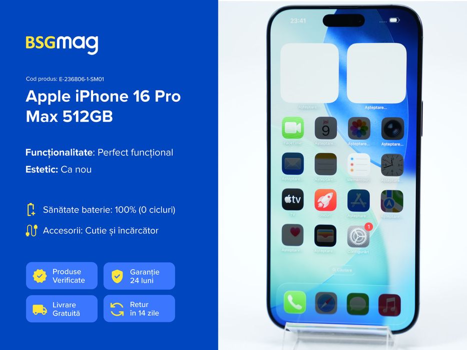 Telefon Apple Iphone 16 Pro Max 512gb - BSGmag