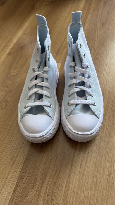 Кецове на платформа Converse 35 номер светло сини