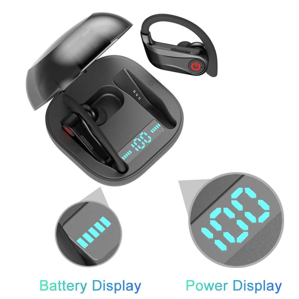 Casti Wireless PowerHBQ Pro Sport Bluetooth 5.0 TWS stereo