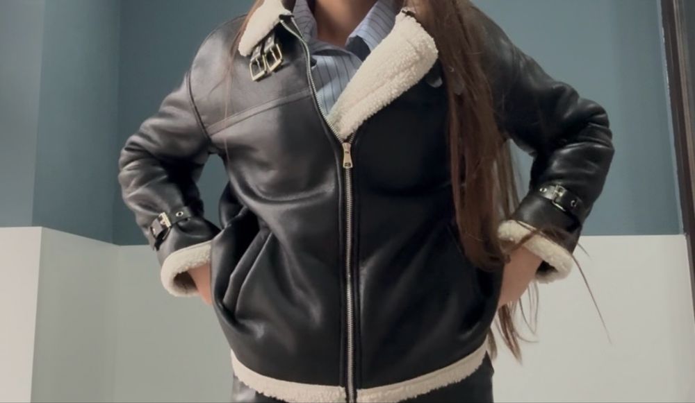 Дубленка очень темлая  на зиму