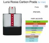 PRADA luna rosa carbon 150ml