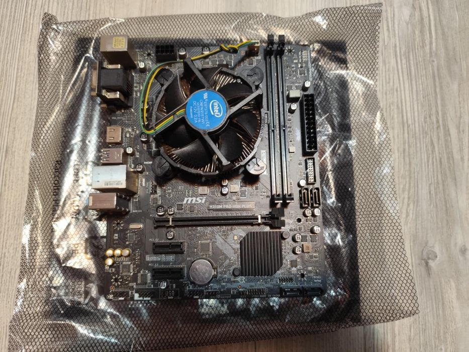Placa de baza H310m pro vdh plus MSI + i3 9100 processor