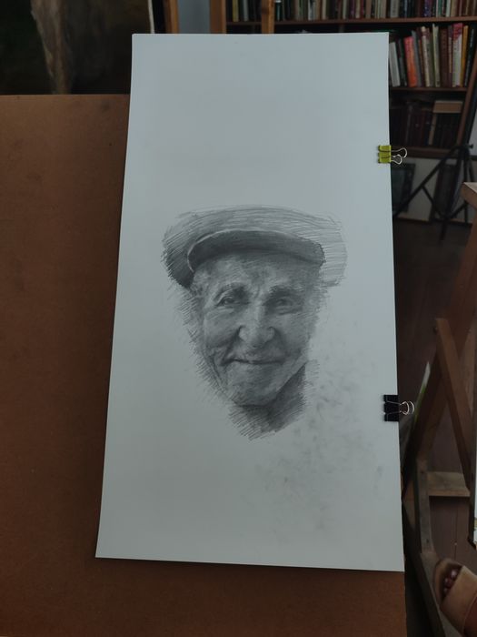 Поръчкови портрети с графит на размер 35/50