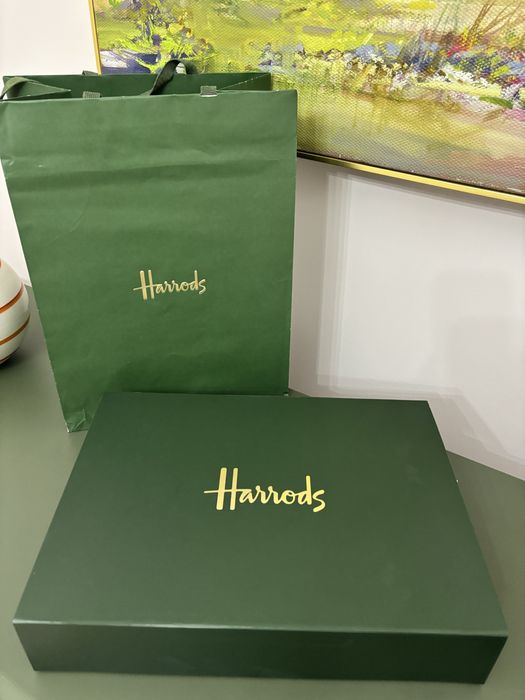 Подарочный пакет и коробка Harrods