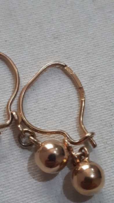 серьги золото ссср завод 583-проба цена указано за грам.