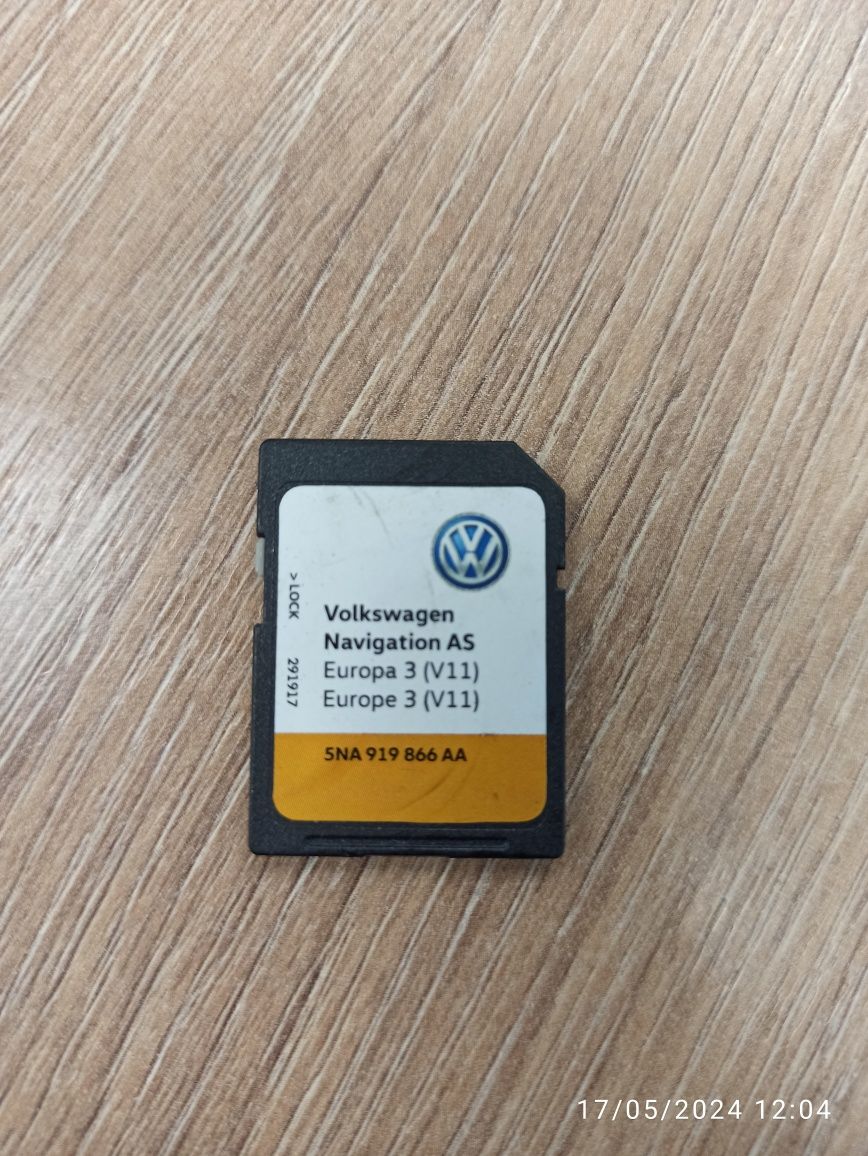 Card SD Navigatie Volkswagen Europa