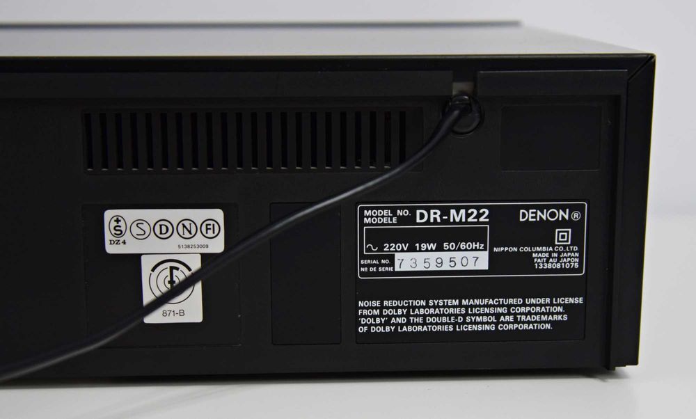 Deck 3 Head Denon DR-M 22, casetofon