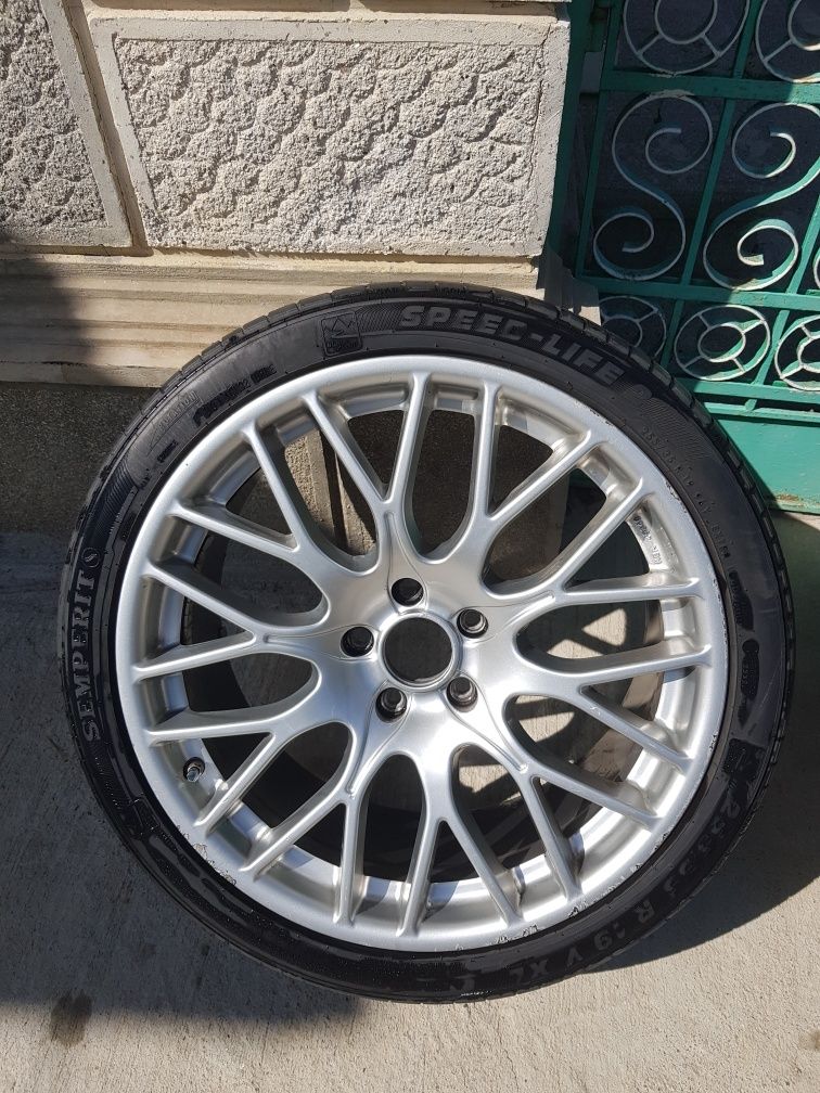 Jante 5x112 R19 cu anvelope de vara