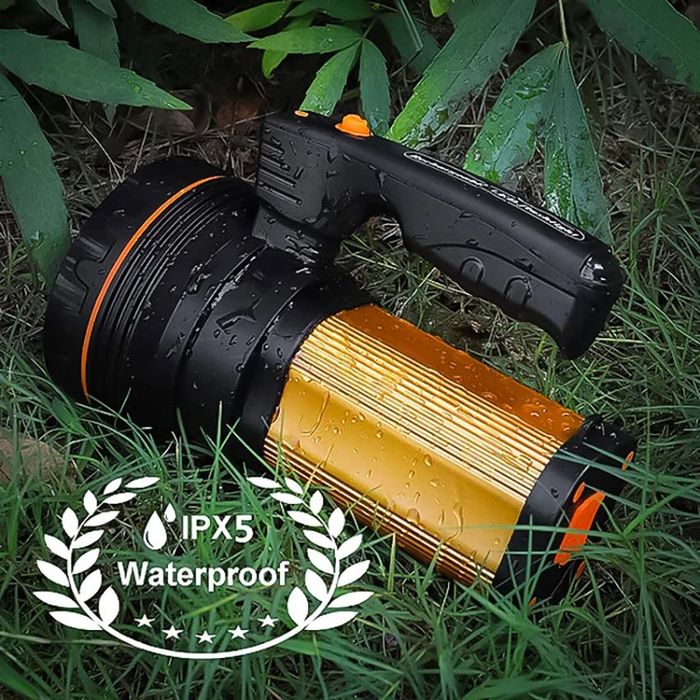 МОЩЕН Акумулаторен LED фенер прожектор  DAT A398 далекобоен 800м