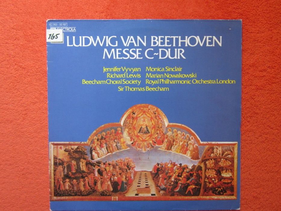 vinil Beethoven -Messe C-Dur (Sung in Latin)-dir. Sir Thomas Beecham