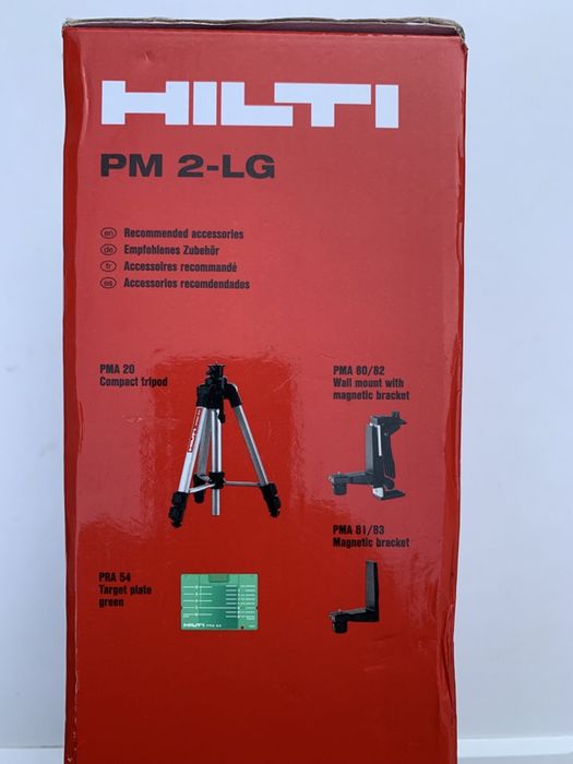 HILTI PM 2-LG лазерен нивел /НОВ/Оригинал